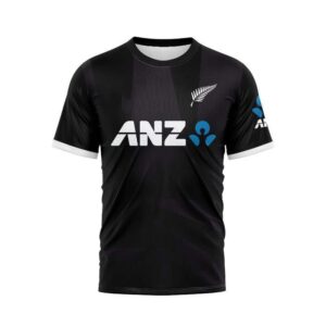 New Zealand T20 Cricket Black Jersey