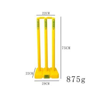 All Weather Yellow Plastic Cricket Stumps